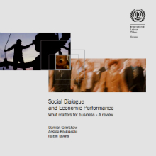 Cover of social dialogue and economic performance